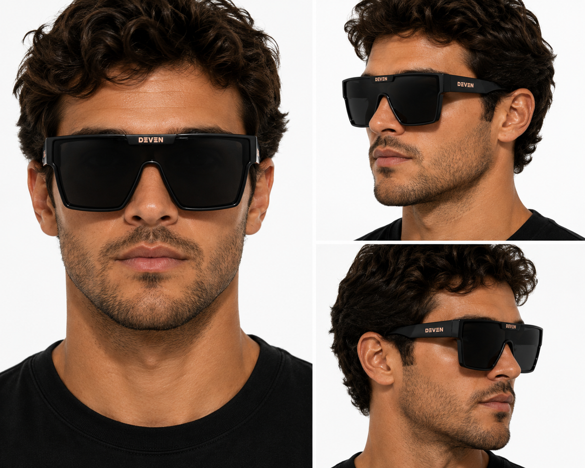 Onyx - All Black Edition (Black Frame/Black Accents) rose gold logo