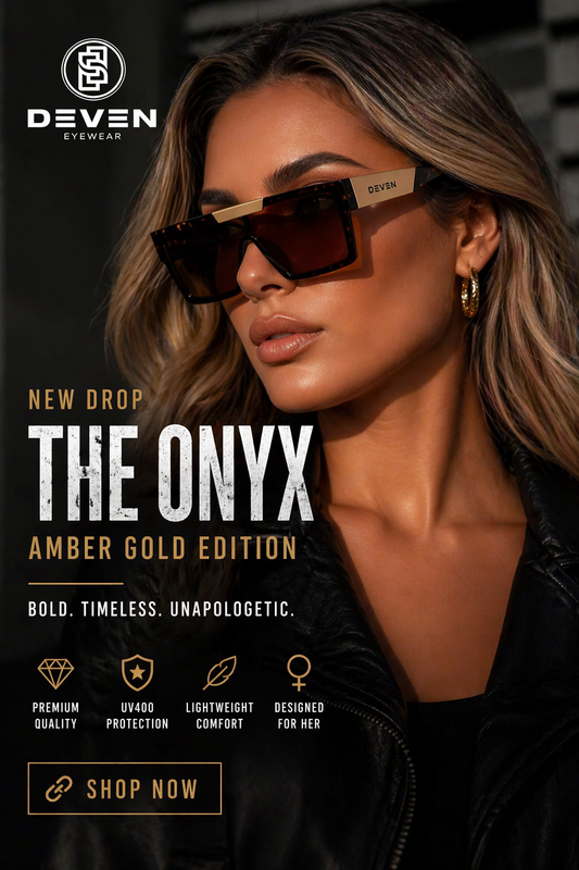 Onyx - Amber Gold Edition (Brown Frame/Gold Accents)