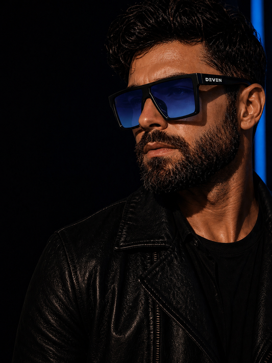 Vader - Black Frame/Blue Lens